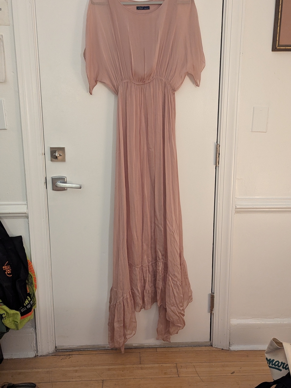 lola Blush Pink Maxi Dress
